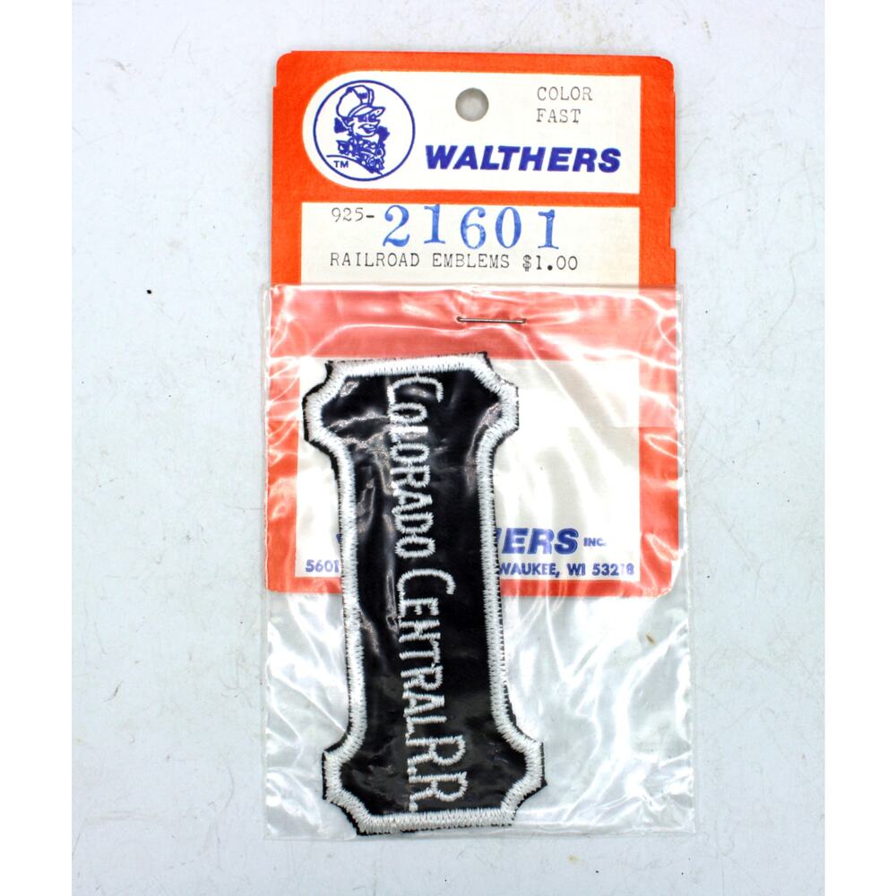 NOS Walthers Colorado Central Railroad Patch